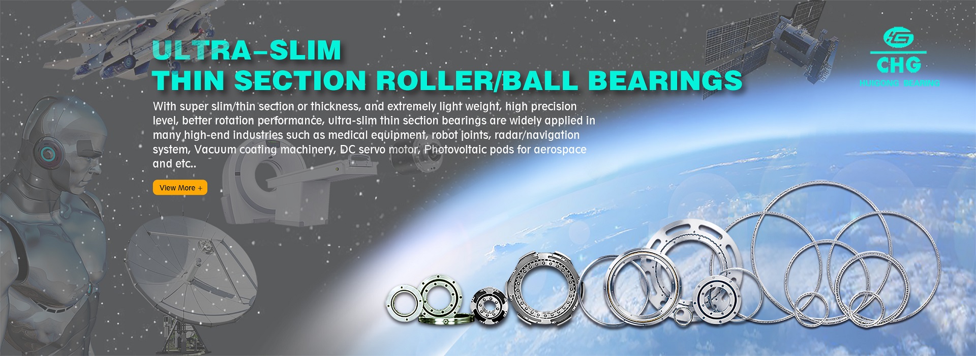 Ultra-slim Thin Section Roller/Ball Bearings