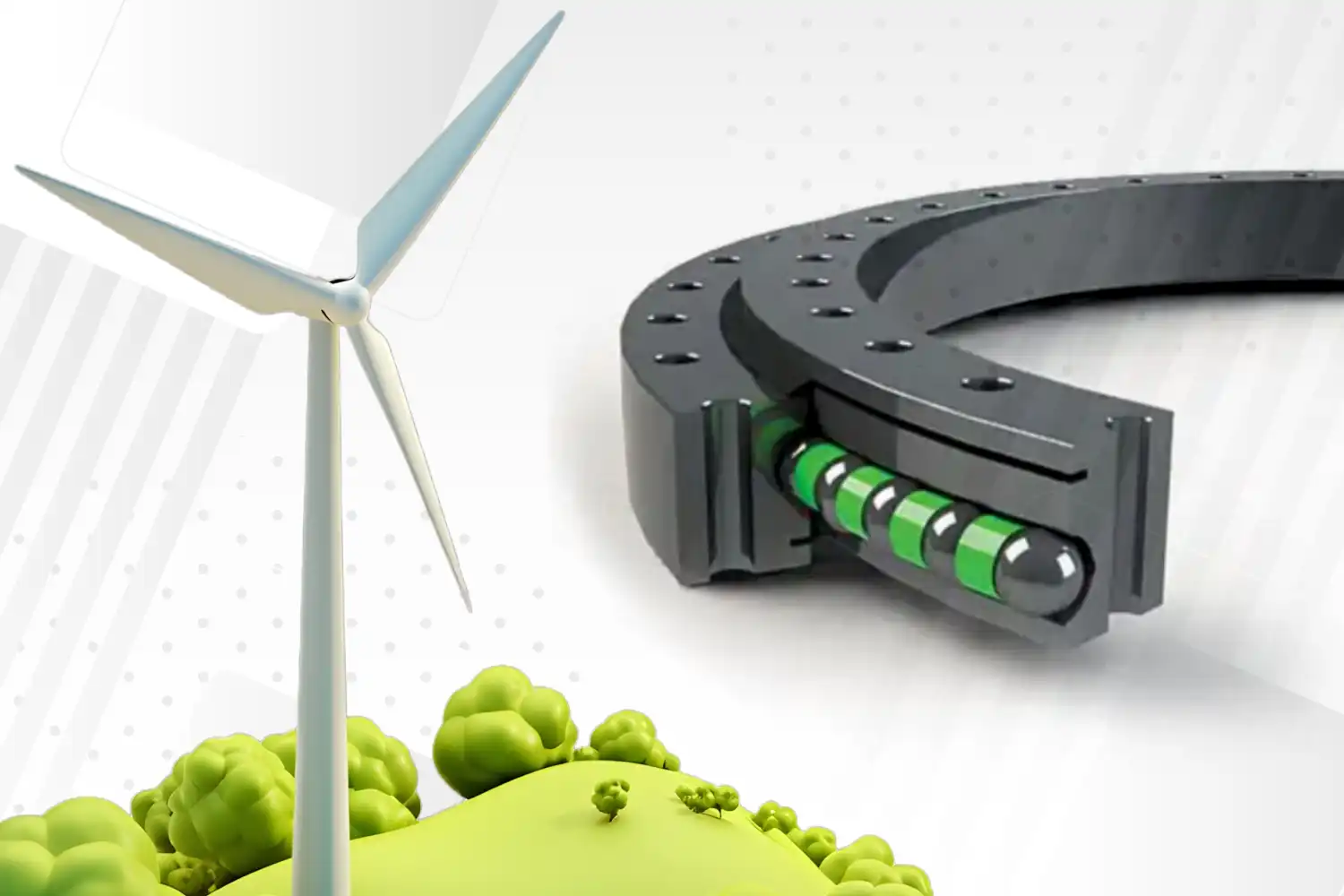 Are Single Row Ball Slewing Bearings Suitable for Wind Turbines? Are Single Row Ball Slewing Bearings Suitable for Wind Turbines?