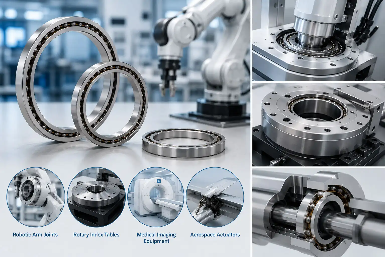 Type X Thin Section Bearings for Automation Systems Type X Thin Section Bearings for Automation Systems