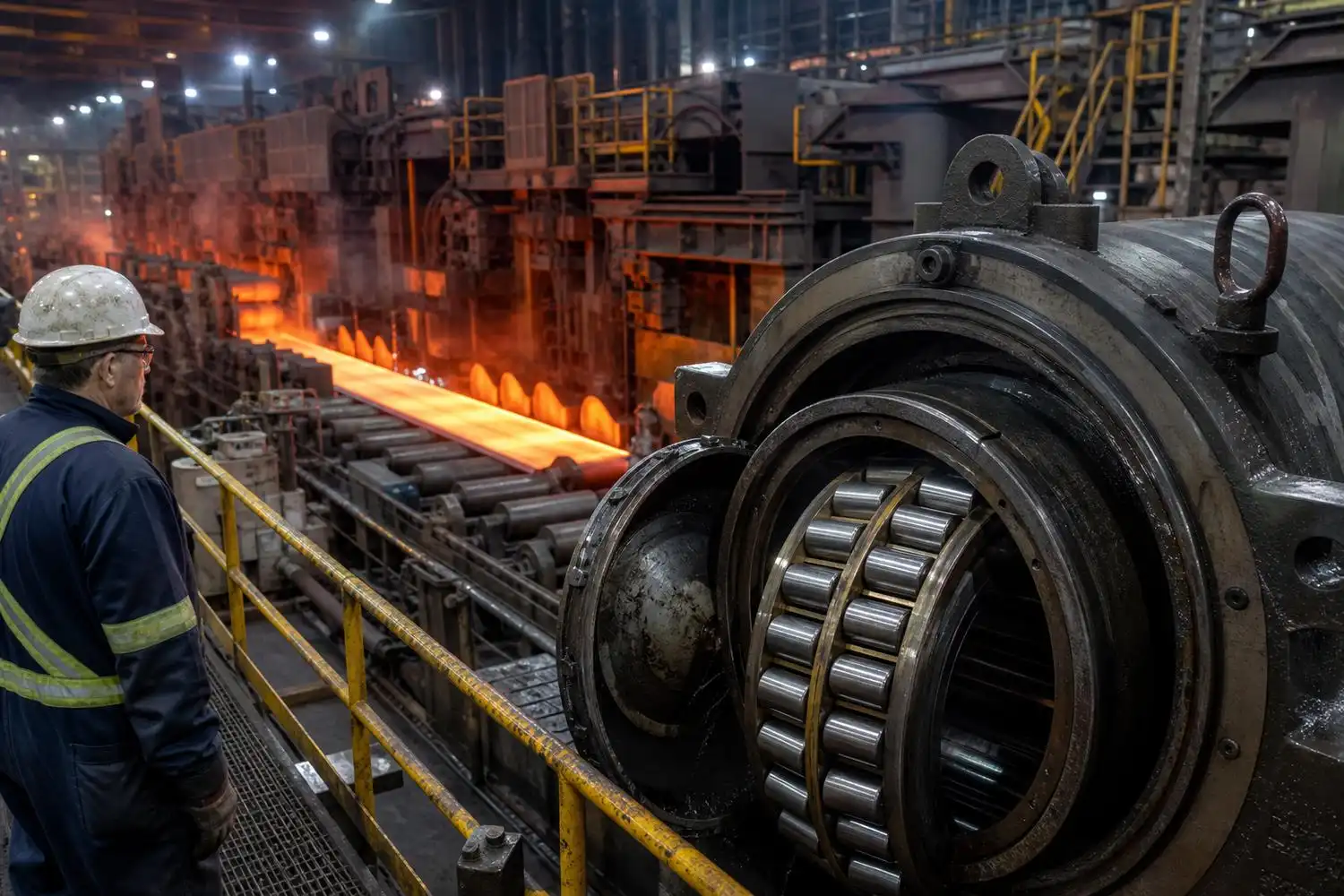 Ebee ka eji Cylindrical Roller Bearing eme ihe n'ụlọ ọrụ mmepụta ihe?