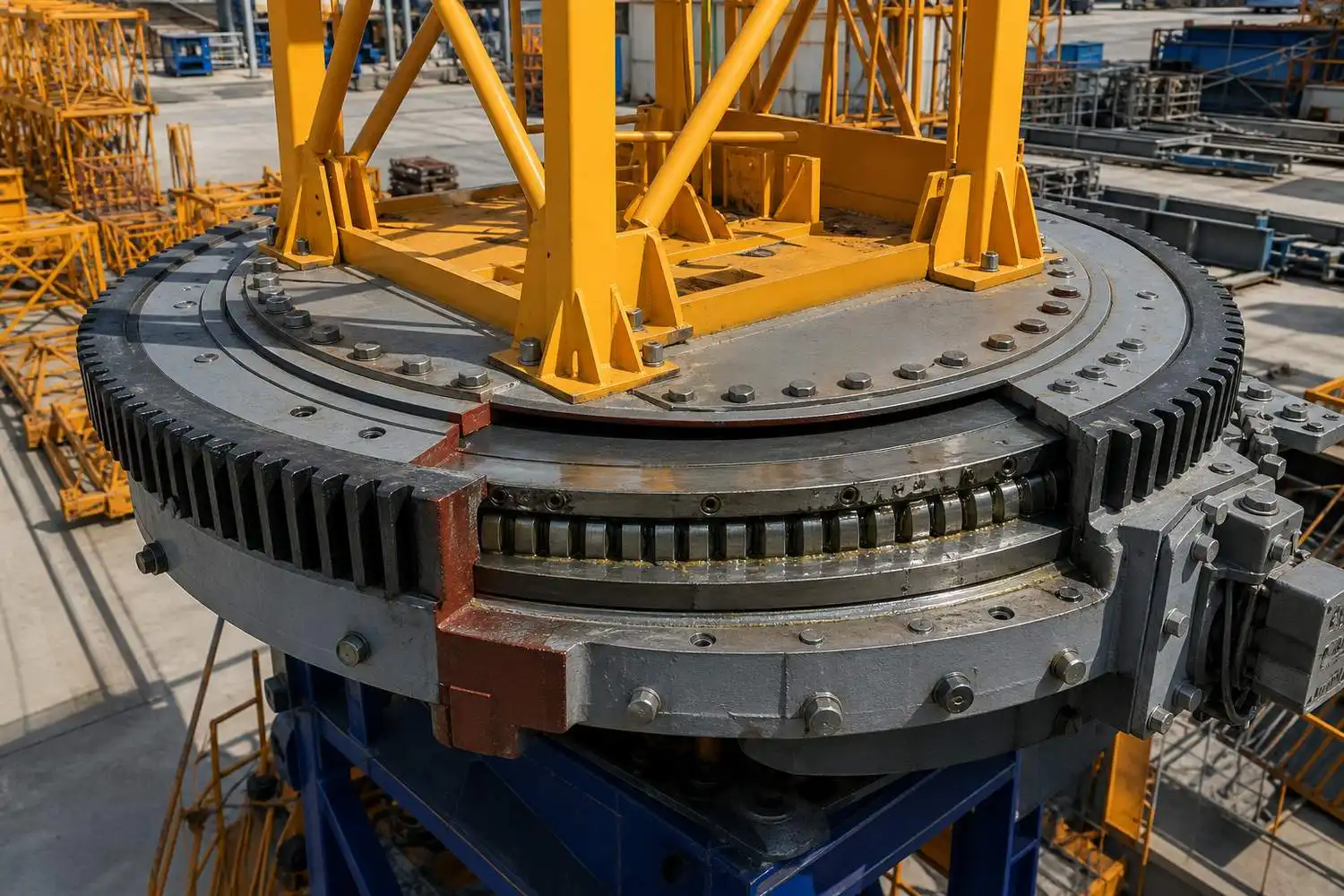 How Do Slewing Rings Handle Combined Axial and Moment Loads?