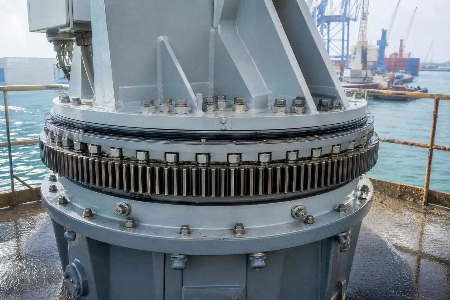 How Long Does a Crane Slewing Bearing Last in Marine Use?