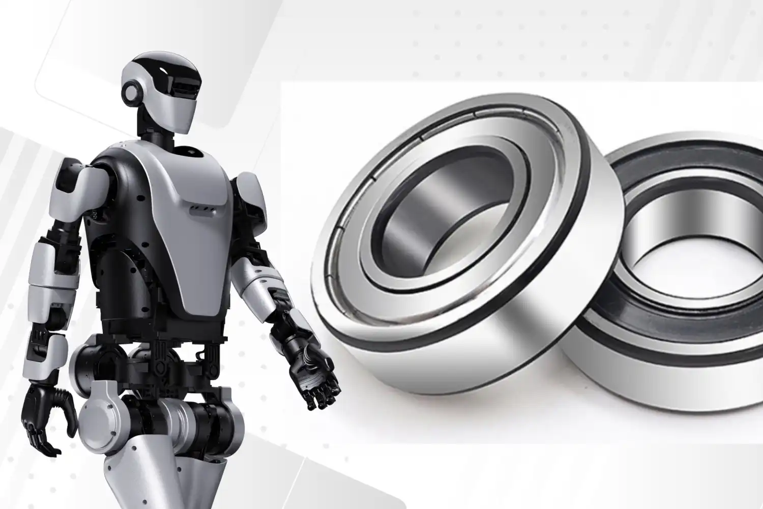 Precision Thin Section Angular Contact Bearings for Robotics