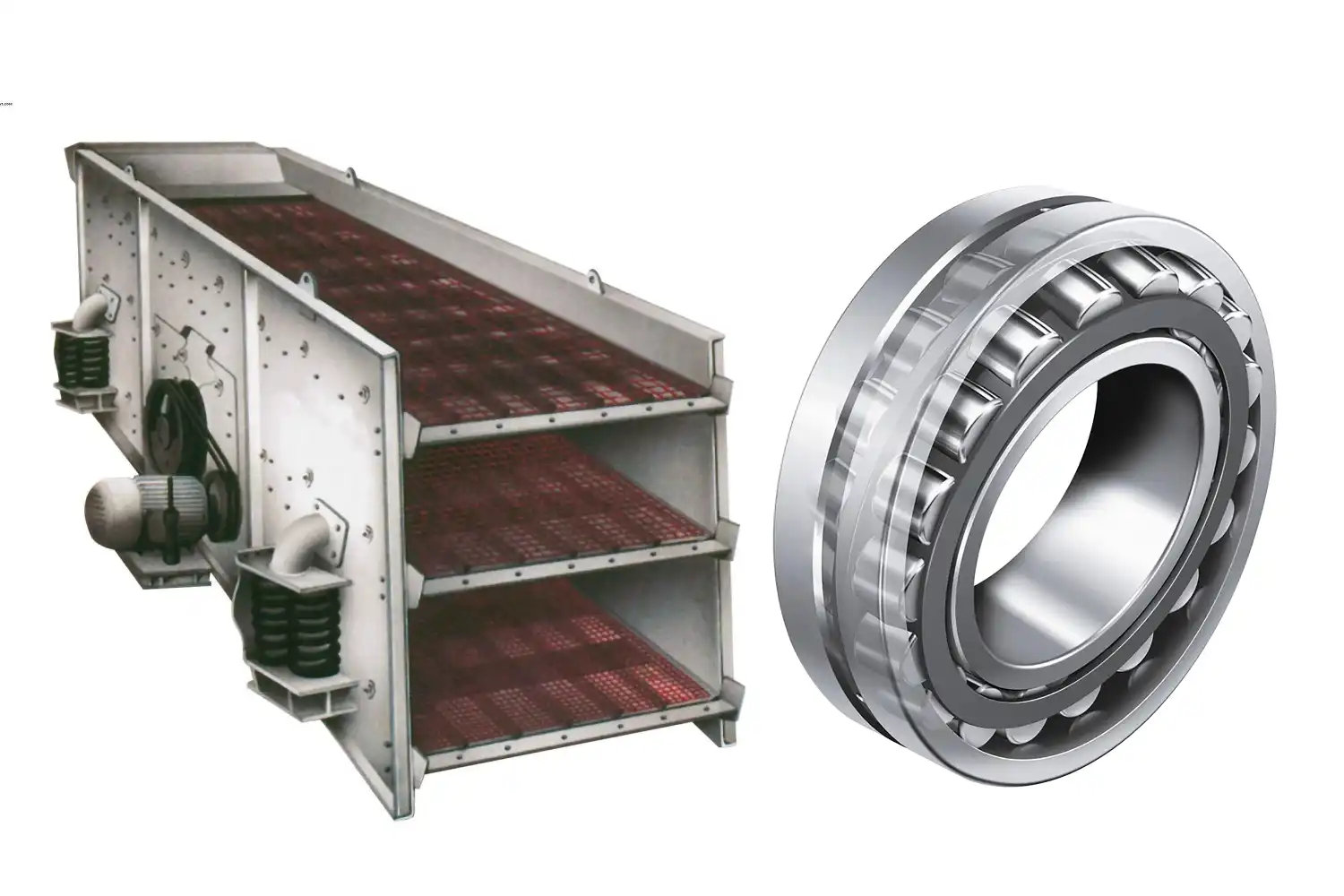 How Are Spherical Rollers Used in Vibrating Screens?