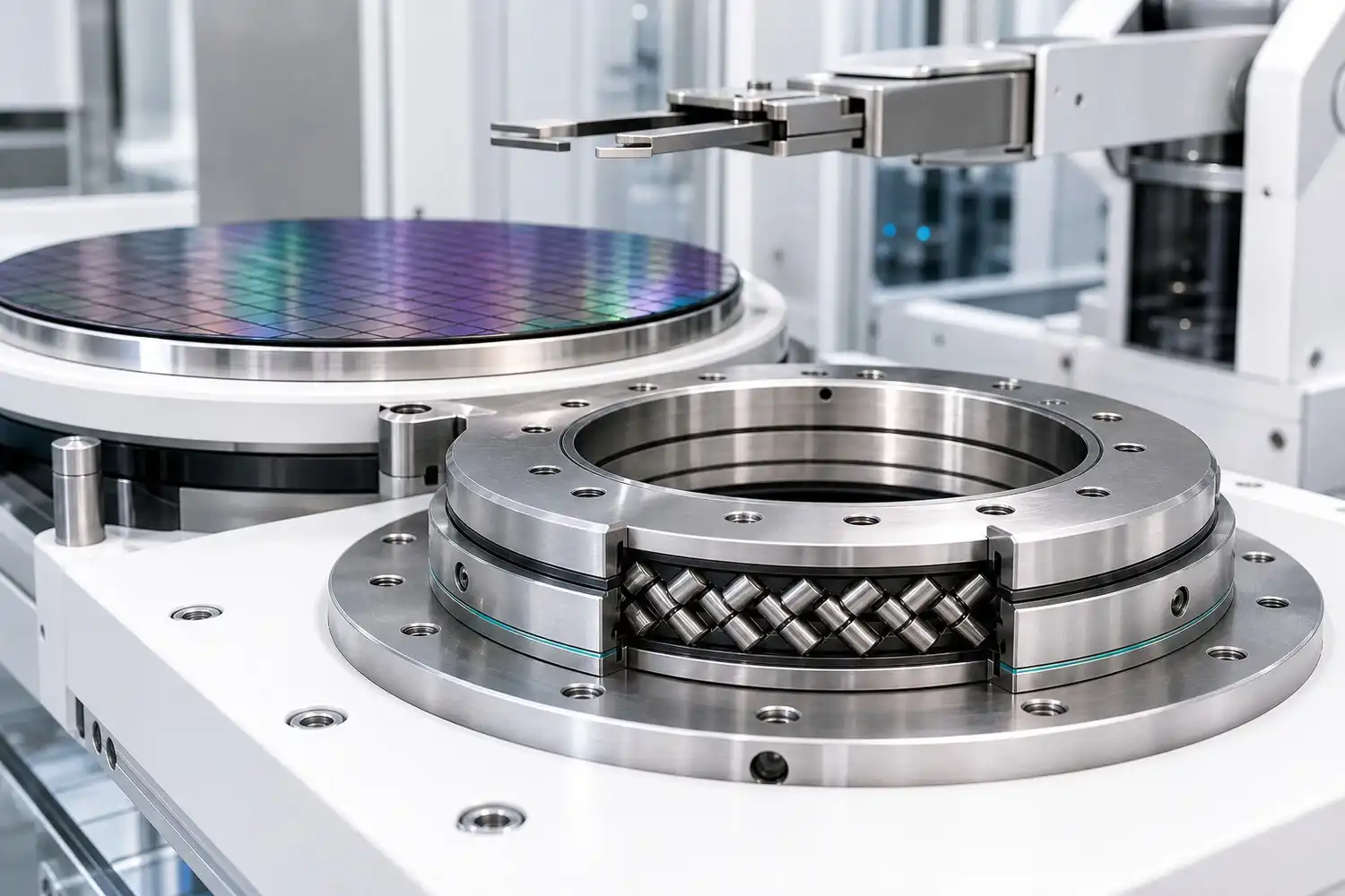 Kungani Ama-RAU Crossed Roller Bearings Esetshenziswa Emishinini Ye-Semiconductor?