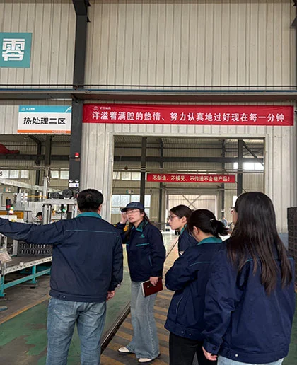 CHG Bearings Foreign Trade Team Explores Heat Treatment Workshop to Enhance Bearing Performance and Service Life